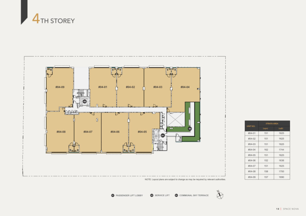 Space Nova Level 4 Floor Plan
