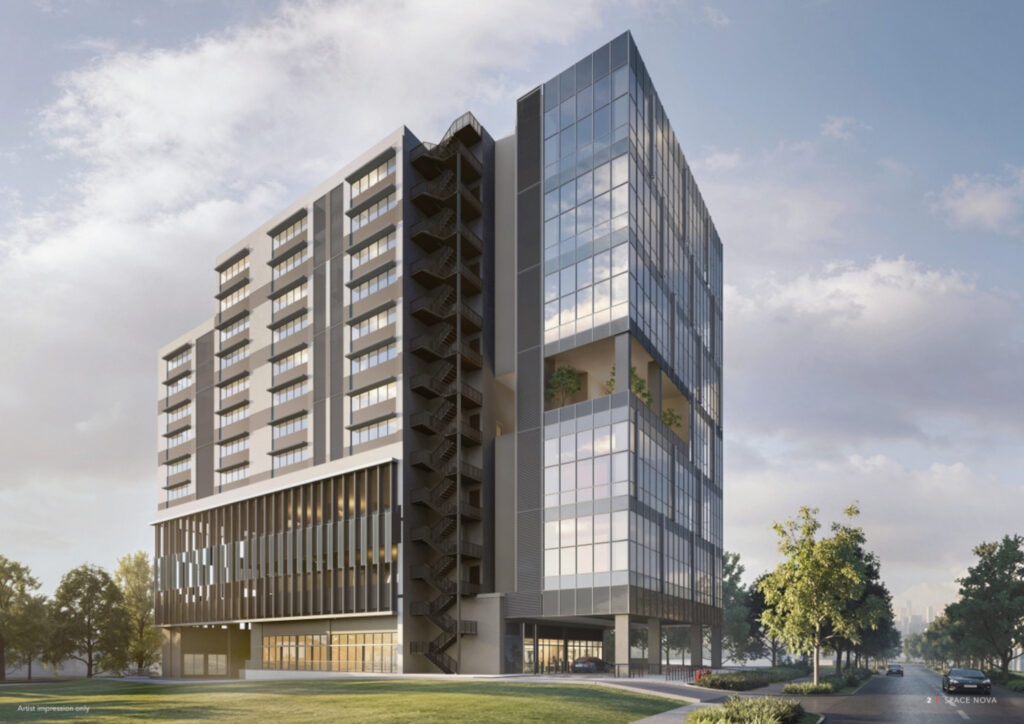 Space Nova Side Facade